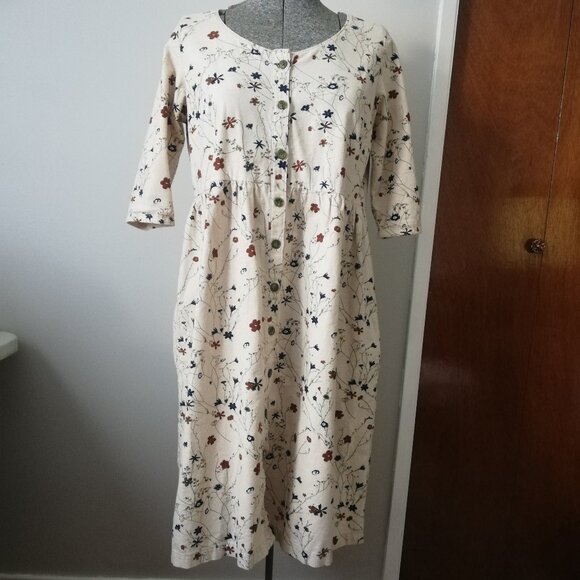 Homemade Button Down Flower Dress - Picture 1 of 7